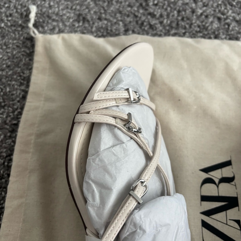 Zara Buckle Kitten Heels - Picture 3 of 4